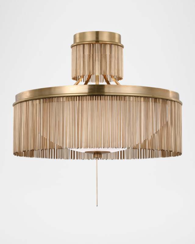 Sutton 21" 3-Light Flush Mount by Fisher Weisman